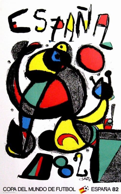 Afiche del Mundial 1982