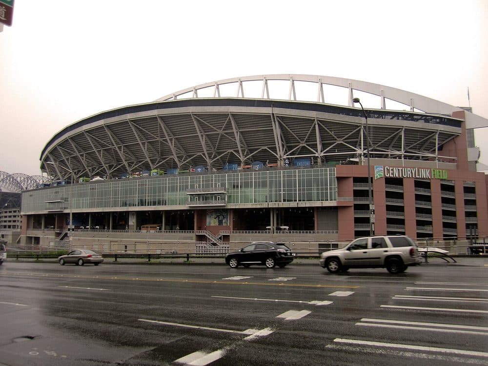 Exterior del estadio de Seattle