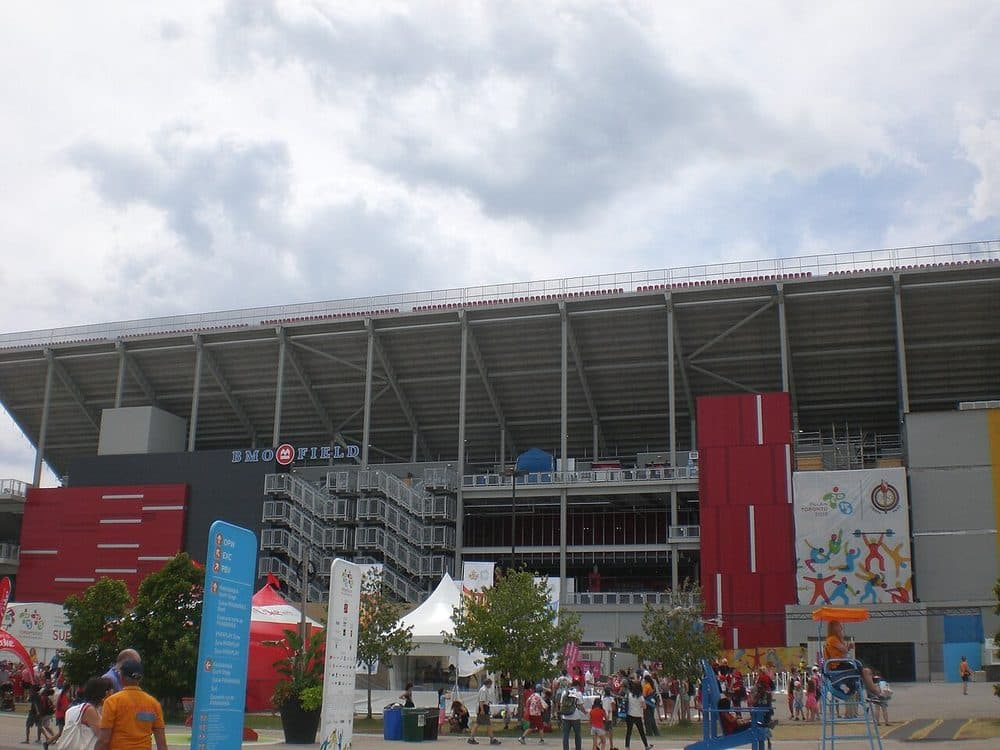 El estadio visto desde el Pan Am Park