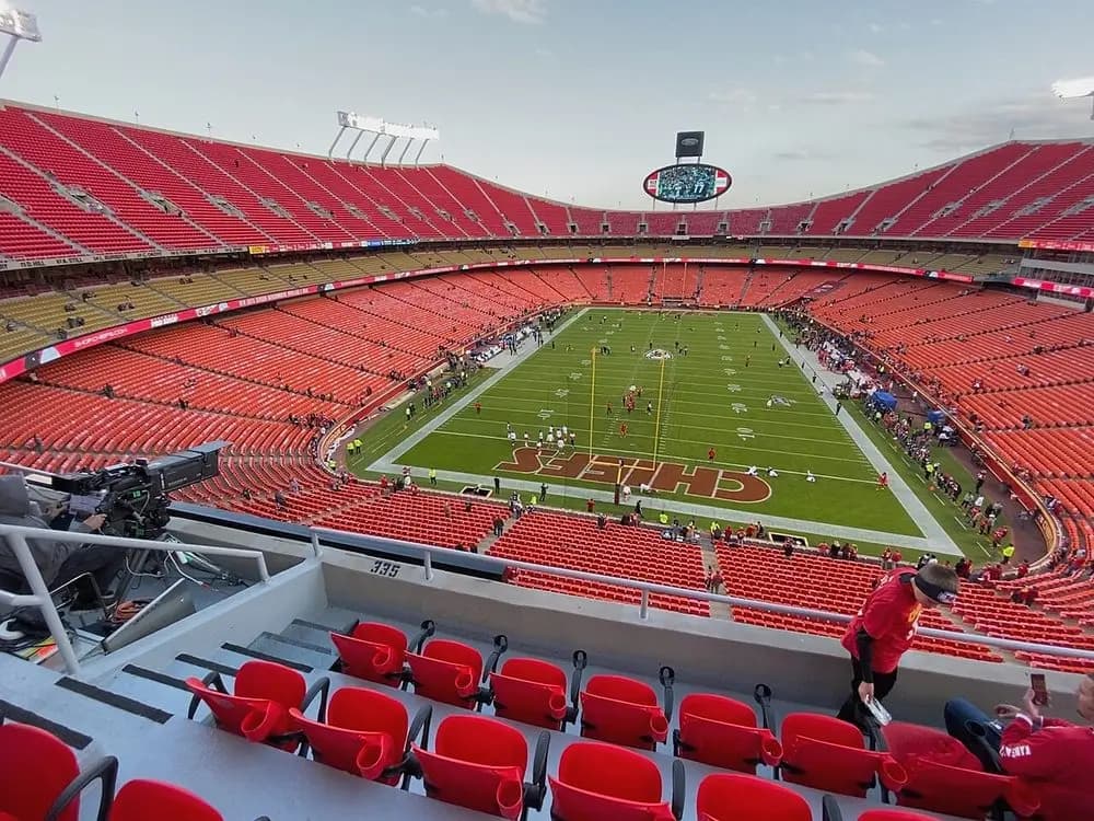 Interior durante un partido