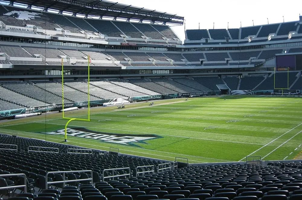 Panoramica del estadio de Filadelfia